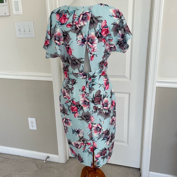 Paper Dolls Scuba Floral Pencil Dress - Picture 3 of 4